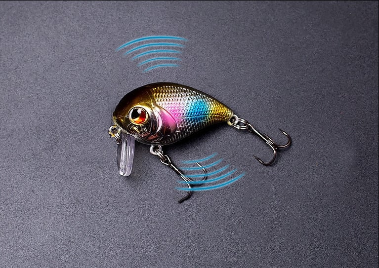 1 buc. Naluci de pescuit cu manivela plutitoare Wobblers 4,5 cm 7,4 g Momeală tare din plastic artificial de calitate Minnow Bass Stiuca Tackle de pescuit