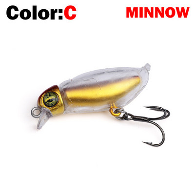 Νέο Fishing Lure Floating Pencil&Minnow Lure Soft Skin 2,6g Wobblers Topwater Crankbait lures Artificiais Hard Bait