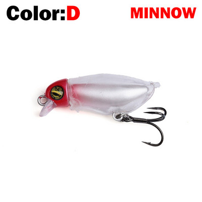 Νέο Fishing Lure Floating Pencil&Minnow Lure Soft Skin 2,6g Wobblers Topwater Crankbait lures Artificiais Hard Bait
