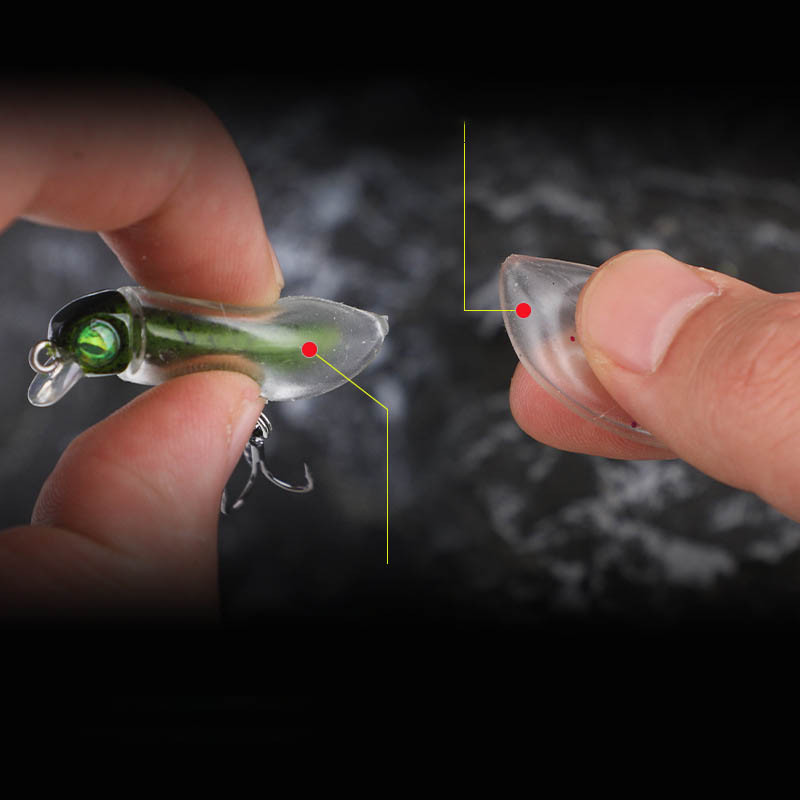 Νέο Fishing Lure Floating Pencil&Minnow Lure Soft Skin 2,6g Wobblers Topwater Crankbait lures Artificiais Hard Bait