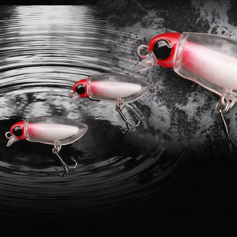 Νέο Fishing Lure Floating Pencil&Minnow Lure Soft Skin 2,6g Wobblers Topwater Crankbait lures Artificiais Hard Bait