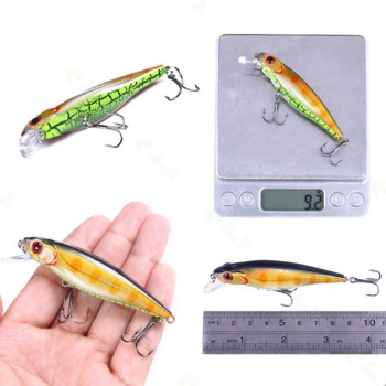 1 ΤΕΜ Minnow Fishing Lure 88mm 9,2g Floating Hard Bait Wobbler Jig Bait Crankbait Κυπρίνος ριγέ μπάσο Pesca Είδη ψαρέματος SwimBait