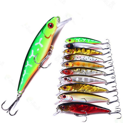 1 KOM Minnow mamac za pecanje 88 mm 9,2 g plutajući tvrdi mamac vobler Jig mamac Crankbait šaran prugasti bas pesca pribor za pecanje Swimbait