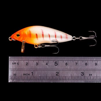 1бр Crankbait Minnow риболовна примамка Воблери изкуствени 7cm 8.4g 3D очи твърда стръв бас щука шаран Pesca риболовни принадлежности