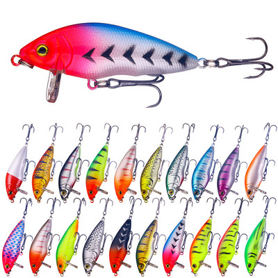 1Gb Crankbait Minnow Makšķerēšanas Lure Vobleri mākslīgie 7cm 8,4g 3D Eyes Hard Bait Bass Pike Carp Pesca Makšķerēšanas piederumi
