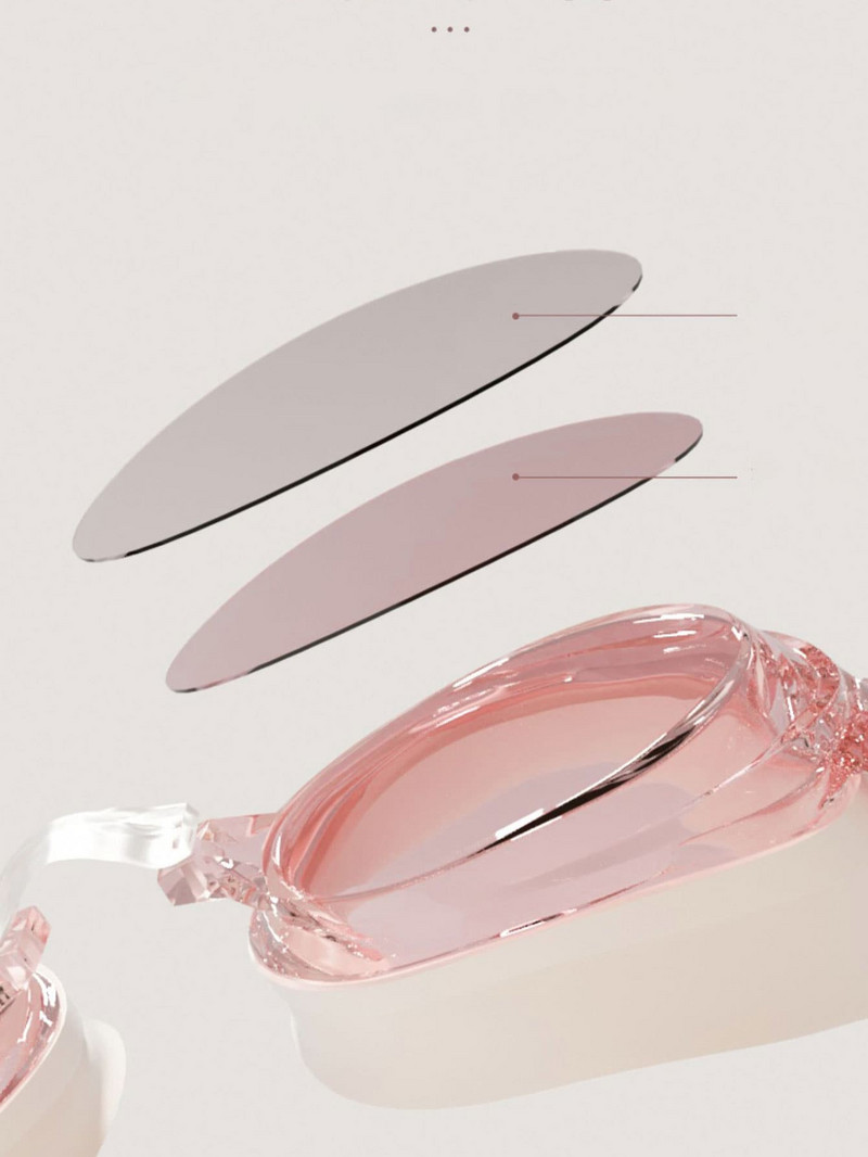 Profesionalne leće protiv zamagljivanja UV zaštite za odrasle Muškarci Ženske naočale za plivanje Vodootporne podesive silikonske naočale za plivanje u bazenu