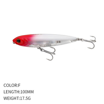 Floating Pencil Fishing Lure Topwater Jerkbait Saltwater 10cm 17,5g Artificial Hard Bait Japanese Walk The Dog Wobblers Swimbait