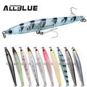 ALLBLUE SPEAR 90 püügilant 90mm/9g uppuv pliiats Longcast Shad 3D Eyes volfram tehissööt bass haugivarustus