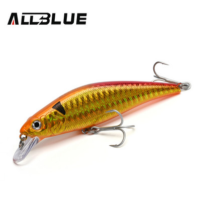 ALLBLUE EDGE 90S Heavy Sinking Minnow Flat Wobbler Fishing Lure 90mm/15,5g Artificial Hard Bait Crankbait Trout Bass Tackle Gear