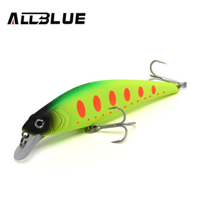 ALLBLUE EDGE 90S Heavy Sinking Minnow Flat Wobbler Fishing Lure 90mm/15,5g Artificial Hard Bait Crankbait Trout Bass Tackle Gear