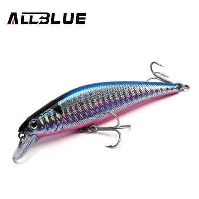 ALLBLUE EDGE 90S Heavy Sinking Minnow Flat Wobbler Fishing Lure 90mm/15,5g Artificial Hard Bait Crankbait Trout Bass Tackle Gear
