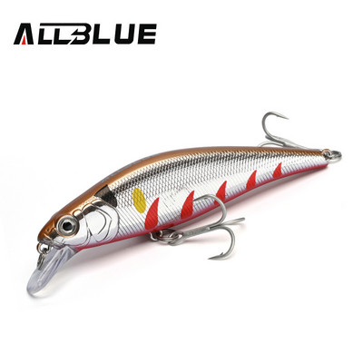ALLBLUE EDGE 90S Heavy Sinking Minnow Flat Wobbler Fishing Lure 90mm/15,5g Artificial Hard Bait Crankbait Trout Bass Tackle Gear