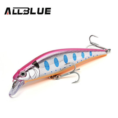 ALLBLUE EDGE 90S Heavy Sinking Minnow Flat Wobbler Fishing Lure 90mm/15,5g Artificial Hard Bait Crankbait Trout Bass Tackle Gear