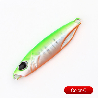 Jigid Merepüügi Metallist Jig-lusikas 10G 15G 20G 30G Kaldal Valamine Jigging Plii Kala Meriahvenpüük Micro Jig Aeglane Jigging