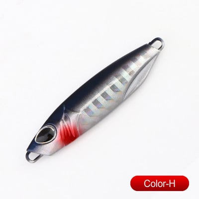 Jigid Merepüügi Metallist Jig-lusikas 10G 15G 20G 30G Kaldal Valamine Jigging Plii Kala Meriahvenpüük Micro Jig Aeglane Jigging
