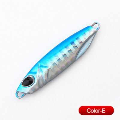 Jigid Merepüügi Metallist Jig-lusikas 10G 15G 20G 30G Kaldal Valamine Jigging Plii Kala Meriahvenpüük Micro Jig Aeglane Jigging