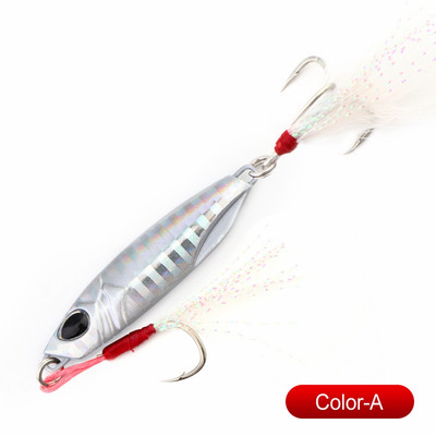 Jigid Merepüügi Metallist Jig-lusikas 10G 15G 20G 30G Kaldal Valamine Jigging Plii Kala Meriahvenpüük Micro Jig Aeglane Jigging