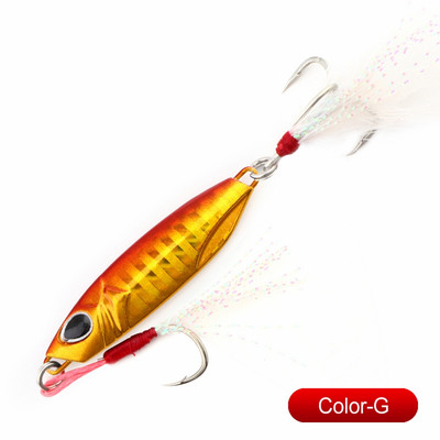 Jigid Merepüügi Metallist Jig-lusikas 10G 15G 20G 30G Kaldal Valamine Jigging Plii Kala Meriahvenpüük Micro Jig Aeglane Jigging