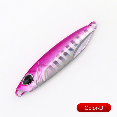 Jigid Merepüügi Metallist Jig-lusikas 10G 15G 20G 30G Kaldal Valamine Jigging Plii Kala Meriahvenpüük Micro Jig Aeglane Jigging