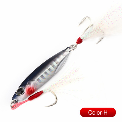 Jigid Merepüügi Metallist Jig-lusikas 10G 15G 20G 30G Kaldal Valamine Jigging Plii Kala Meriahvenpüük Micro Jig Aeglane Jigging