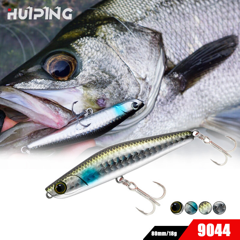 1 buc 80mm 18g momeală pecil pentru pescuit cu scufundare momeală japoneză de pescuit Wobbler Popper Bass momeală pentru păstrăv Isca Pesca momeală tare 9044
