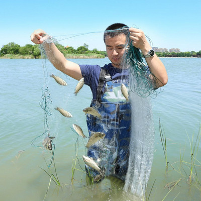 Υψηλής ποιότητας Nylon Fish Network Hand Cast Monofilament Δίχτυ Ψαρέματος Float Trap Μονό Διχτυωτό Αξεσουάρ εργαλείου εργαλείου