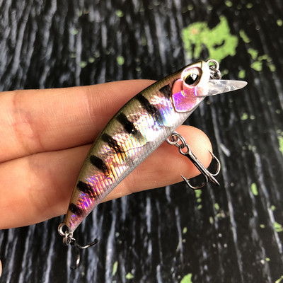 Mini uppuvad Minnow Jerkbait püügilant 5 cm5g kunstlikud kõva söödaga voblerid haugi forelli plastikust ujumisriistad