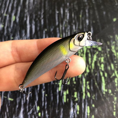 Mini uppuvad Minnow Jerkbait püügilant 5 cm5g kunstlikud kõva söödaga voblerid haugi forelli plastikust ujumisriistad