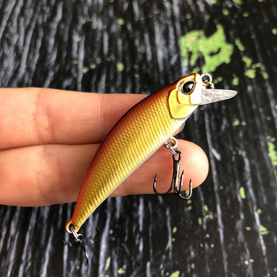 Mini uppuvad Minnow Jerkbait püügilant 5 cm5g kunstlikud kõva söödaga voblerid haugi forelli plastikust ujumisriistad