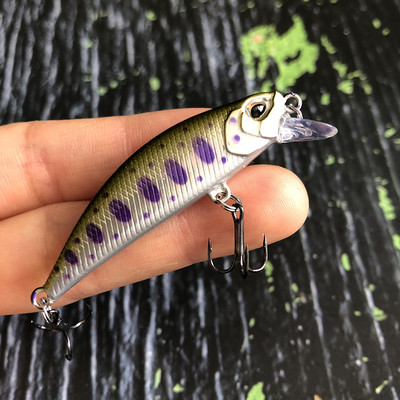 Mini uppuvad Minnow Jerkbait püügilant 5 cm5g kunstlikud kõva söödaga voblerid haugi forelli plastikust ujumisriistad