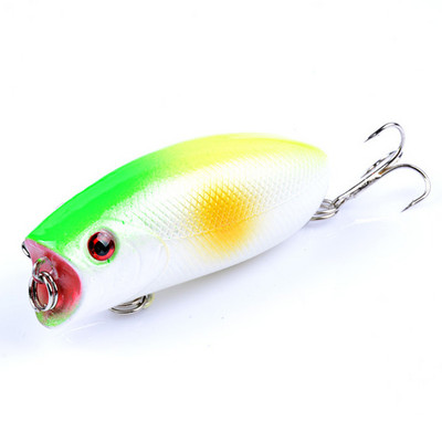1 τμχ Topwater Poppers Τεχνητά σκληρά δολώματα για ψαρέματα Floating Wobblers For Carp Pike Crankbaits Swimbait Fishing Tackle