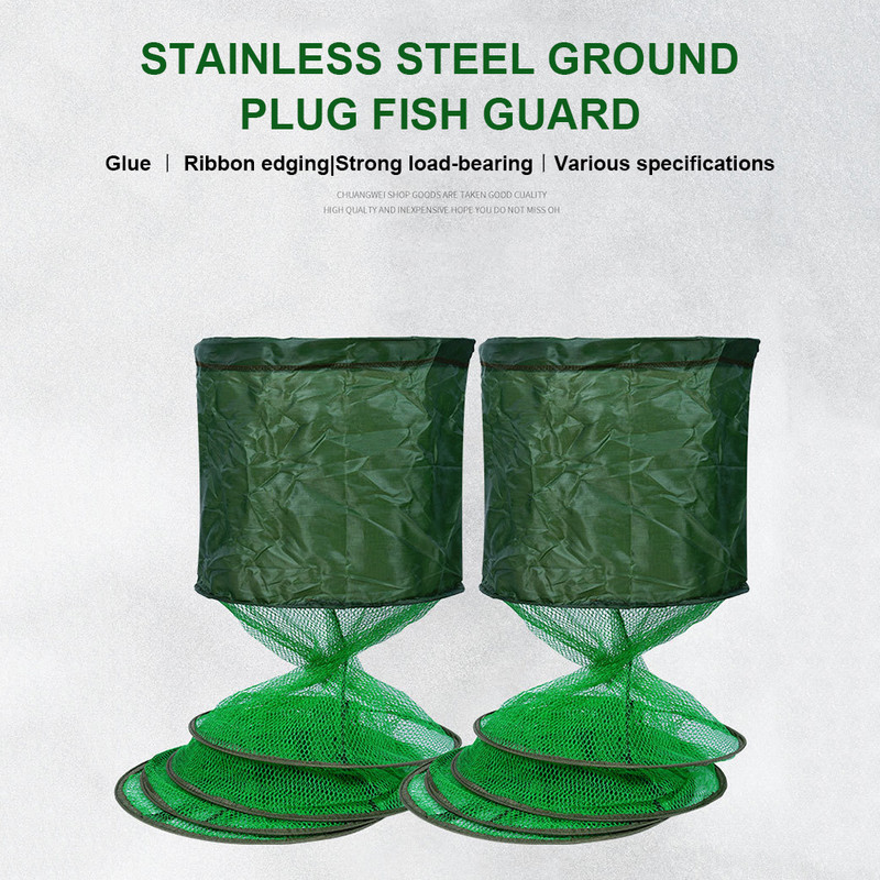 Halászháló Halkosár Élő halcsapda háló Összecsukható vízálló ragasztó bevonat SUS gyűrűs ketrec horgásztartozékok