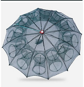 Cyrusher vihmavarjuvõrk krevetipuur kalavõrk kalakaitse, automaatne kokkupandav kalavõrk, liikuv tuulelohe kalavõrk, käsitsi valatud võrk