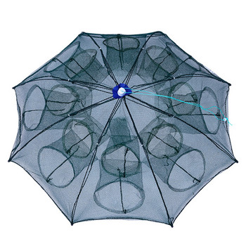 Cyrusher Umbrella Net Клетка за скариди Риболовна мрежа Защита на риба Автоматична сгъваема рибна мрежа Подвижна хвърчила Риболовна мрежа Ръчно излята мрежа