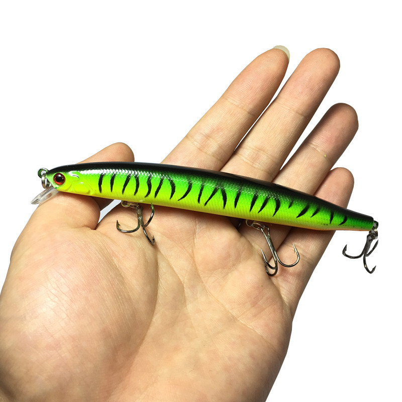 1 τεμ 13,5 εκ. 19 g Floating Minnow Fishing Lure 3D Eyes wobblers για ψάρεμα λούτσων Στροφαλοφόρος Τεχνητό Ιαπωνικό Σκληρό Δόλωμα Swimbait