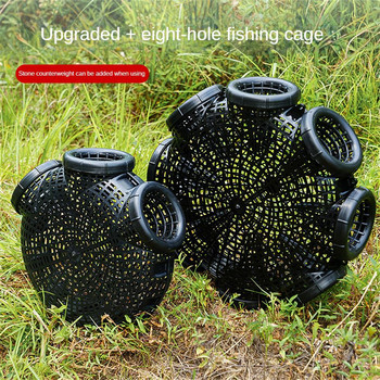 Сгъваем Crayfish Catcher Casting Fish Network Crab Crayfish Smlt Eels Traps Mesh For fishing net Tackle Cage