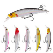 1 tk uppuvad Minnow kalapüügi landid vobler 8cm 9g Iscas kunstplastist kõva sööt 3D Eyes Crankbait Bass Pesca Carp Tackle