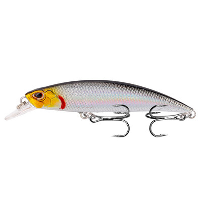 1 tk uppuvad Minnow kalapüügi landid vobler 8cm 9g Iscas kunstplastist kõva sööt 3D Eyes Crankbait Bass Pesca Carp Tackle