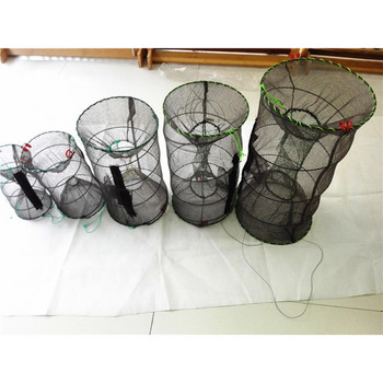 Горещи продавани раци Crab Trap Net Shrimp Lobster Cage Сгъваеми преносими аксесоари за риболов