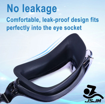 Водоустойчиви очила за плуване против замъгляване HD плувен басейн, плуване, спорт, водни очила, очила за гмуркане и сърф за възрастни
