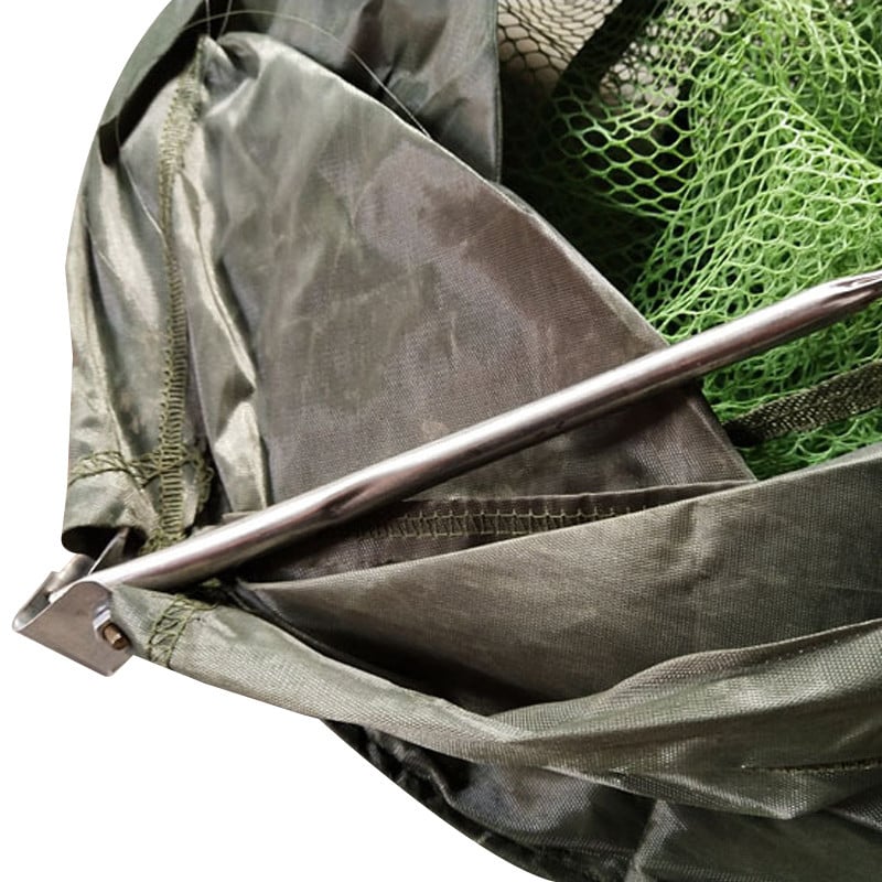 Halászháló Összecsukható teleszkópos Gyorsan száradó nejlonhálós horgászkosár Merítőhálók Fyke háló garnéla ketrec kültéri horgászfelszerelés