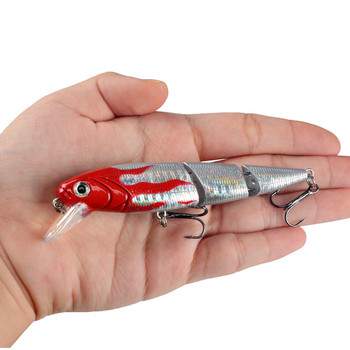 1 τεμ. Wobblers Πολλαπλών τμημάτων Fishing Lure Minnow 11,5cm 14,8g Isca Artificial Hard Bait Crankbait Trolling Bass Tackle Pike Perch