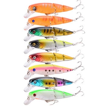 1 τεμ. Wobblers Πολλαπλών τμημάτων Fishing Lure Minnow 11,5cm 14,8g Isca Artificial Hard Bait Crankbait Trolling Bass Tackle Pike Perch