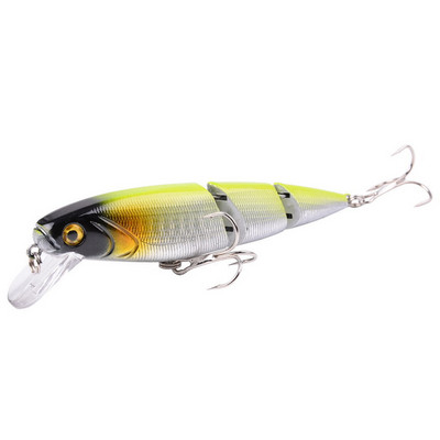 1 tk voblerid, mitmeosaline kalapüügilant Minnow 11,5 cm 14,8 g Isca kunstlik kõva sööt Crankbait trolling bass haugivarustus