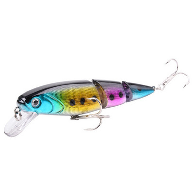 1 tk voblerid, mitmeosaline kalapüügilant Minnow 11,5 cm 14,8 g Isca kunstlik kõva sööt Crankbait trolling bass haugivarustus