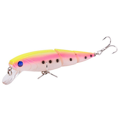 1 tk voblerid, mitmeosaline kalapüügilant Minnow 11,5 cm 14,8 g Isca kunstlik kõva sööt Crankbait trolling bass haugivarustus