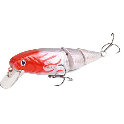 1 tk voblerid, mitmeosaline kalapüügilant Minnow 11,5 cm 14,8 g Isca kunstlik kõva sööt Crankbait trolling bass haugivarustus