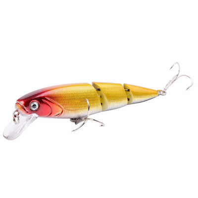 1 tk voblerid, mitmeosaline kalapüügilant Minnow 11,5 cm 14,8 g Isca kunstlik kõva sööt Crankbait trolling bass haugivarustus