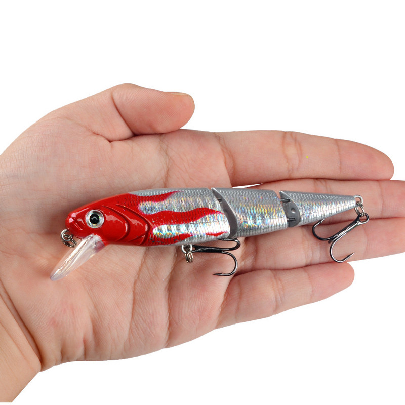 1 tk voblerid, mitmeosaline kalapüügilant Minnow 11,5 cm 14,8 g Isca kunstlik kõva sööt Crankbait trolling bass haugivarustus