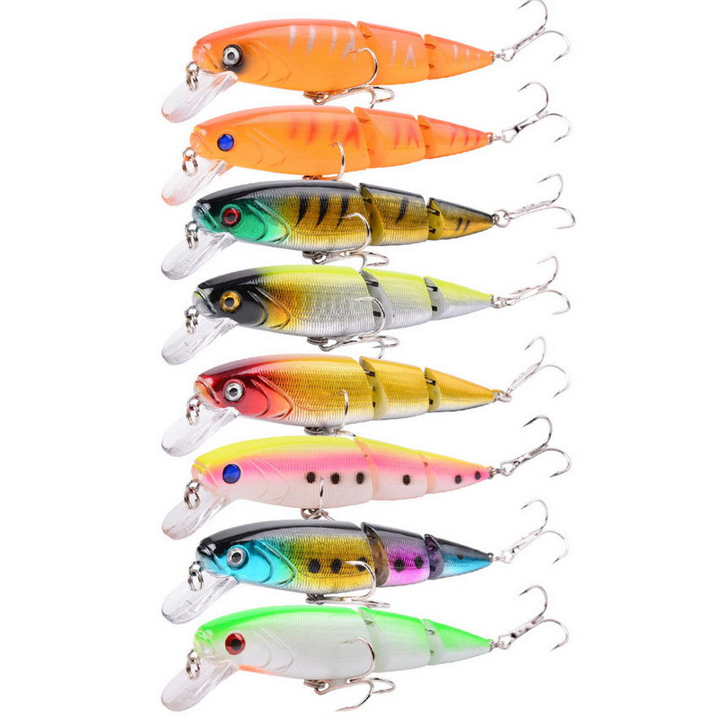 1 tk voblerid, mitmeosaline kalapüügilant Minnow 11,5 cm 14,8 g Isca kunstlik kõva sööt Crankbait trolling bass haugivarustus